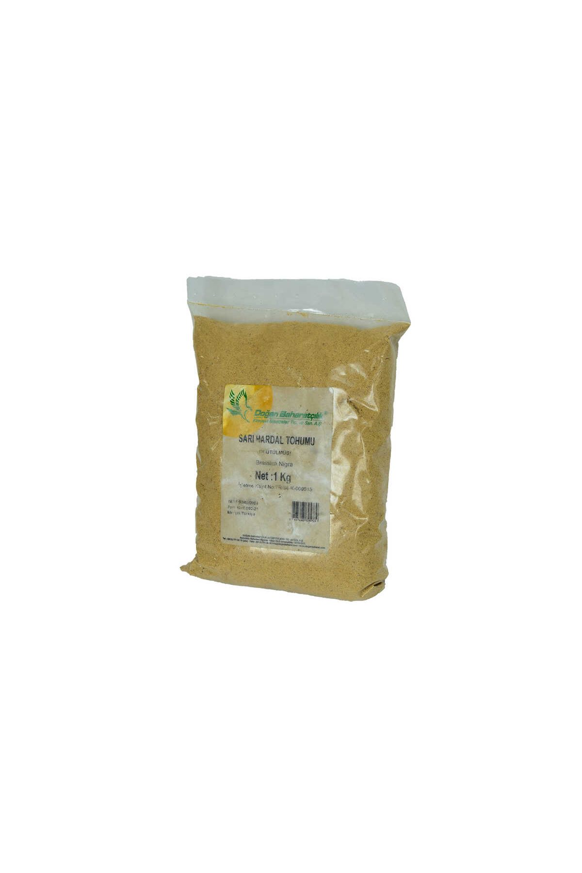 Hardal Tohumu Öğütülmüş Doğal Sarı 1000 Gr Paket