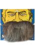 Kırçıllı Korsan Sakalı Gri Renk Takma Sakal