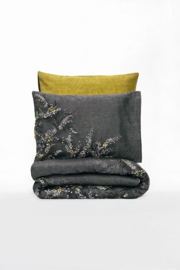 Çift Kişilik Saten Nevresim Takımı Libby Yeşil