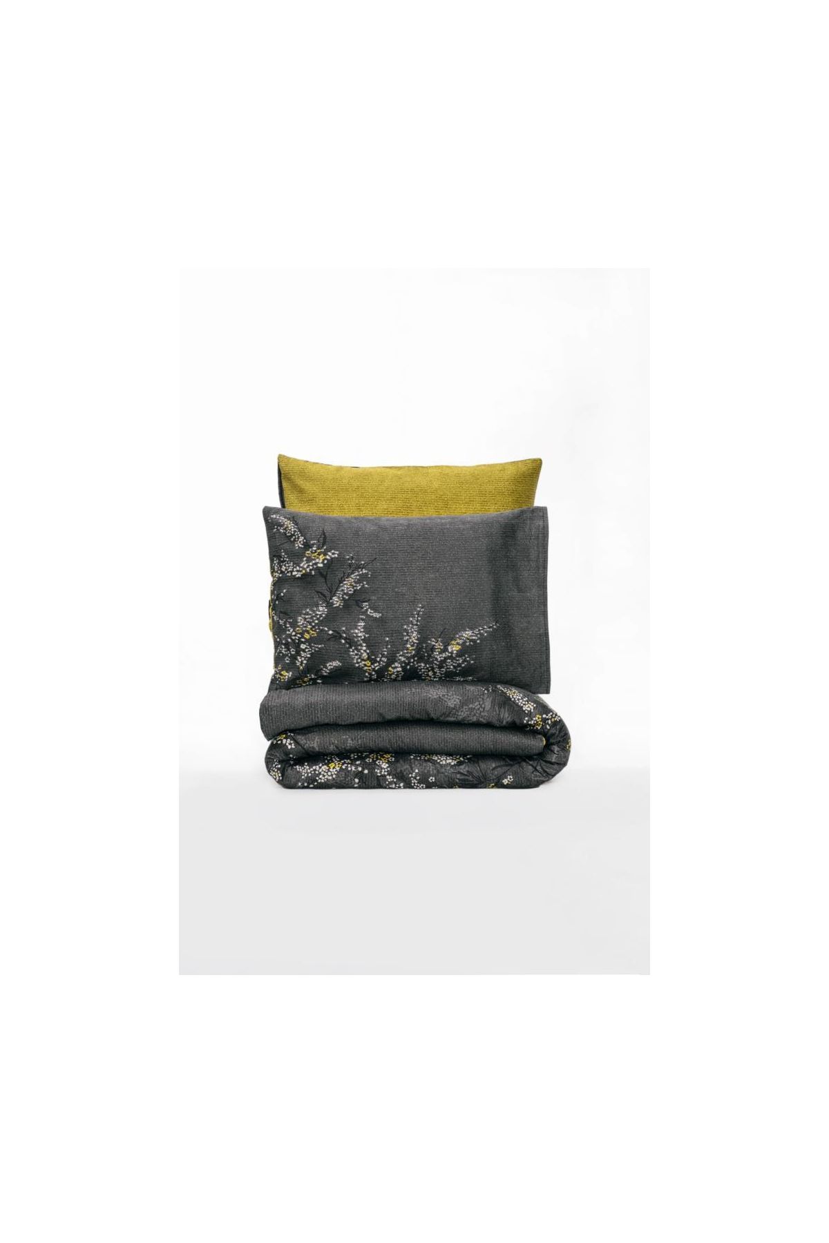 Çift Kişilik Saten Nevresim Takımı Libby Yeşil