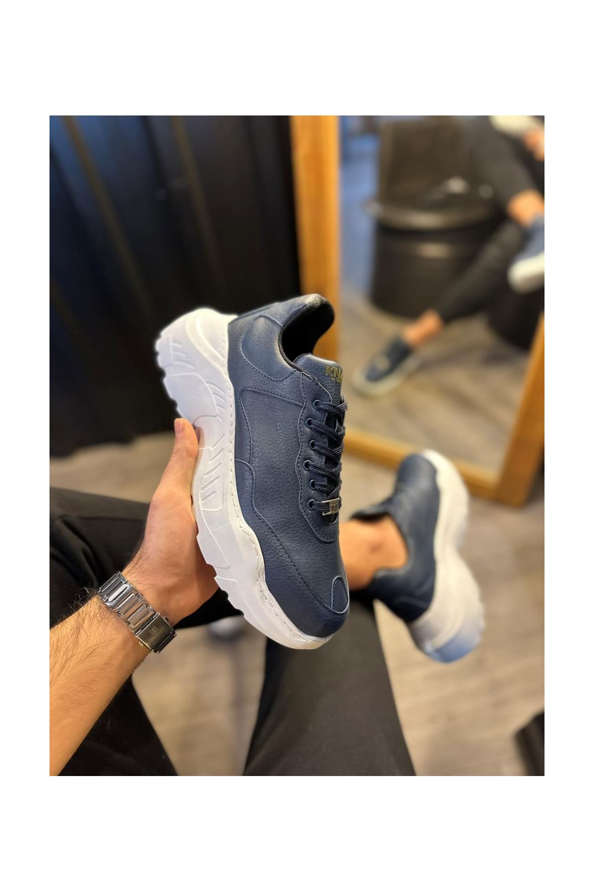 Yüksek Taban Günlük Ayakkabı N Lacivert