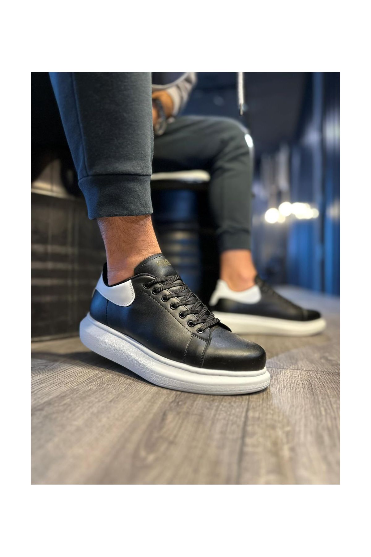 Yüksek Taban Günlük Ayakkabı  Siyah