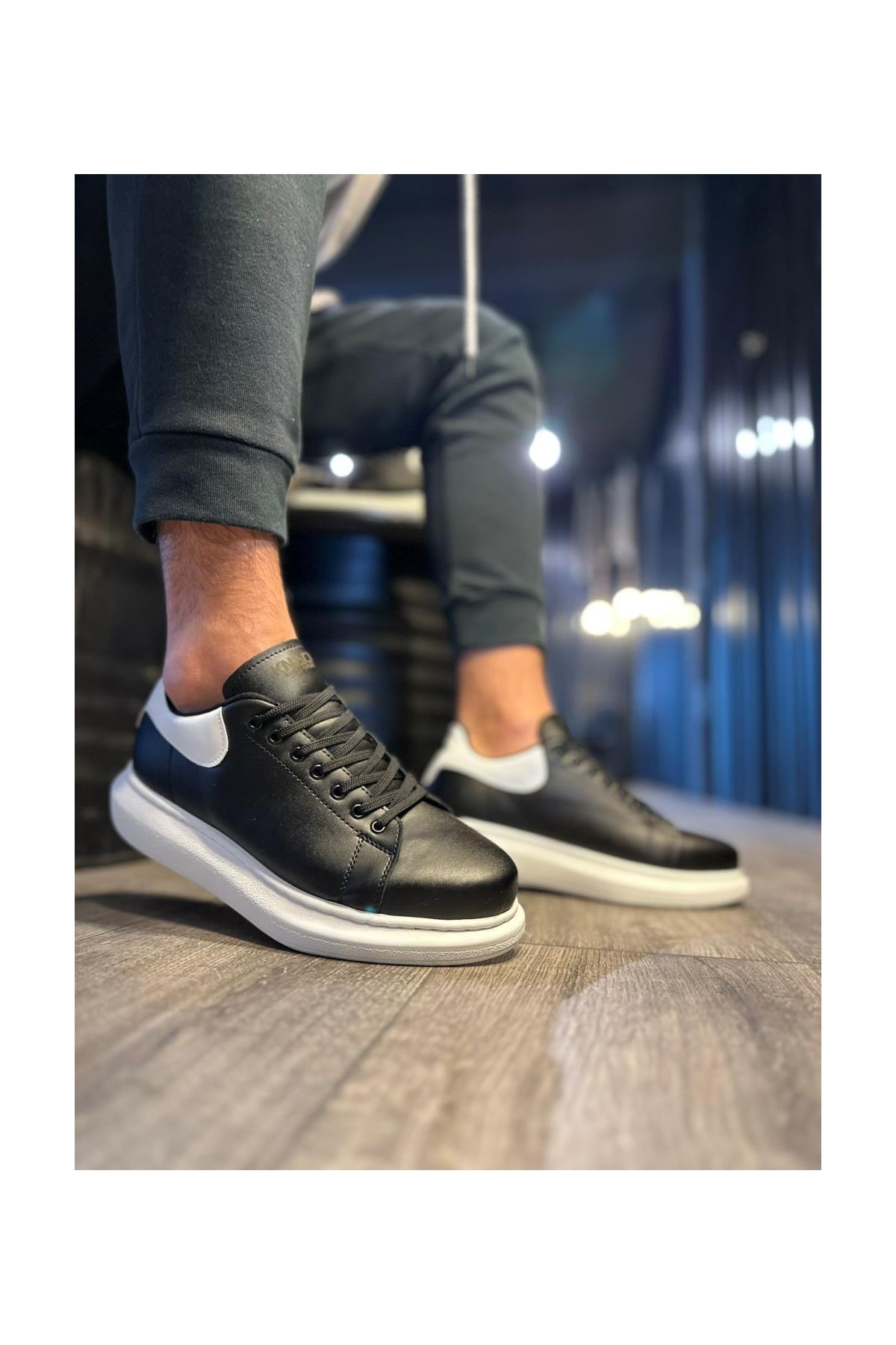 Yüksek Taban Günlük Ayakkabı  Siyah