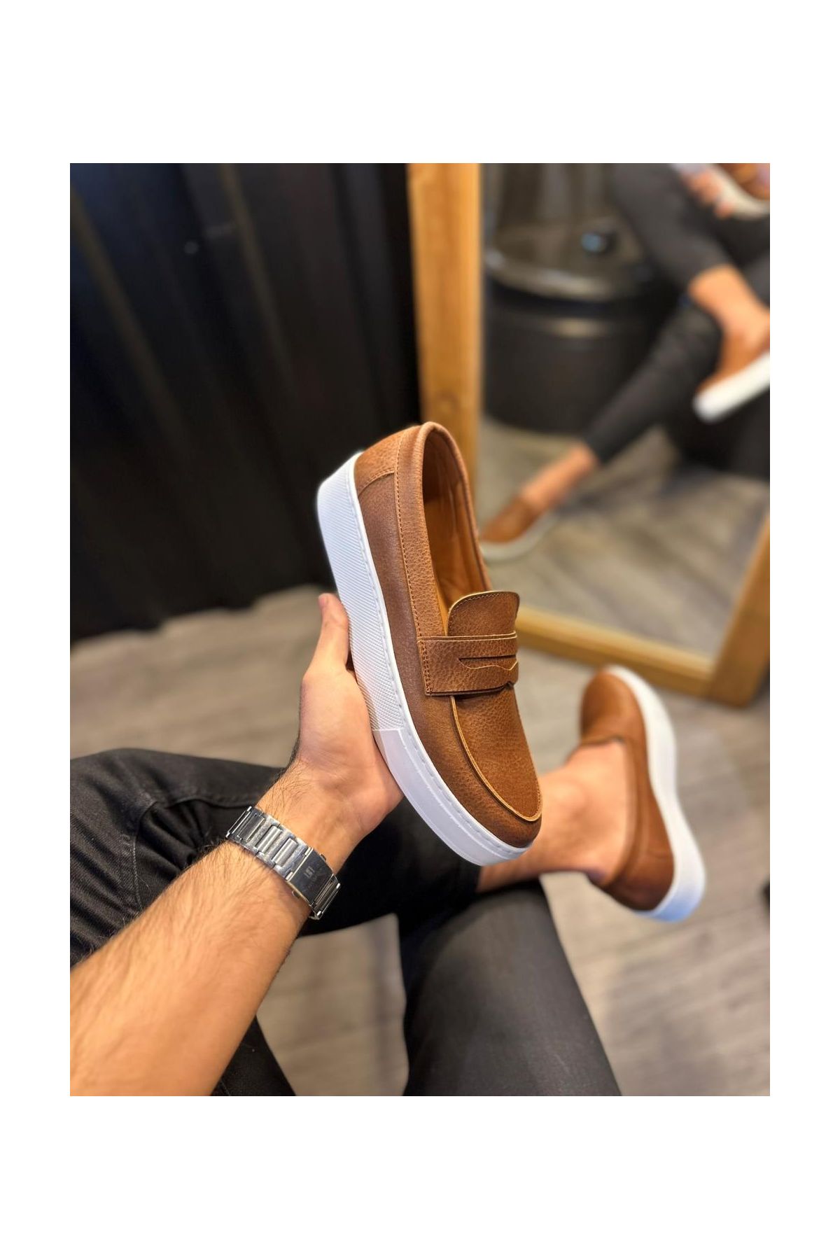 Günlük Klasik Ayakkabı  Taba