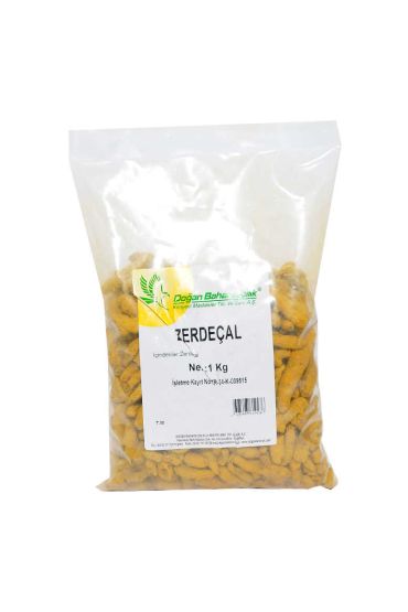 Zerdeçal Kökü Doğal Tane 1000 Gr Paket