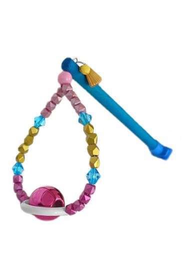 Tünekli Döner Toplu Kuş Oyuncağı 10 cm-16 cm Mavi