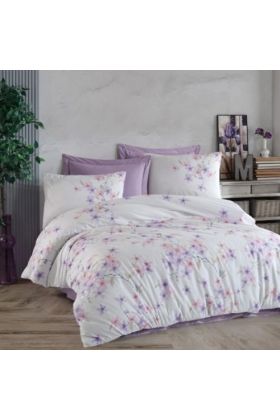 Çift Kişilik Nevresim Takımı Lava Puce