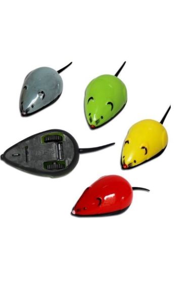 Çek Bırak Renkli Hareketli Fare 9×3.5×3CM Karışık Renklerde 1 Adet