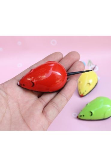 Çek Bırak Renkli Hareketli Fare 9×3.5×3CM Karışık Renklerde 1 Adet