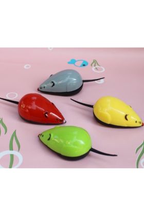 Çek Bırak Renkli Hareketli Fare 9×3.5×3CM Karışık Renklerde 1 Adet