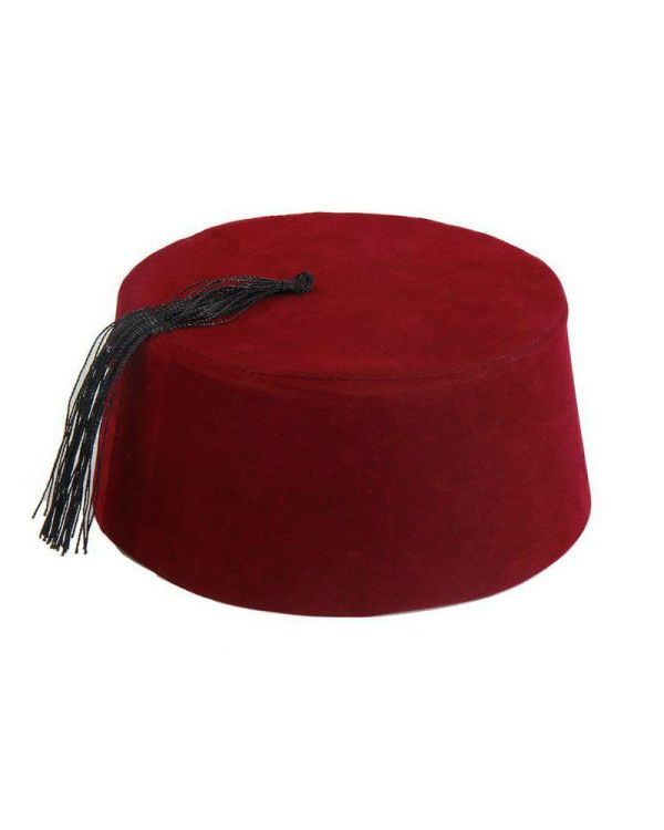 Bordo Renk Osmanlı Fesi Yetişkin Boy