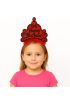 Kırmızı Happy Birthday Prenses Tacı – Doğum Günü Taç Aksesuarı
