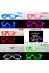Glow Model Led Işıklı Parti Gözlüğü 3 Modlu 5 Renk 5 Adet