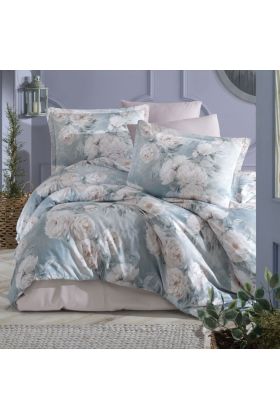 Dijital Saten Çift Kişilik Nevresim Takımı Havin