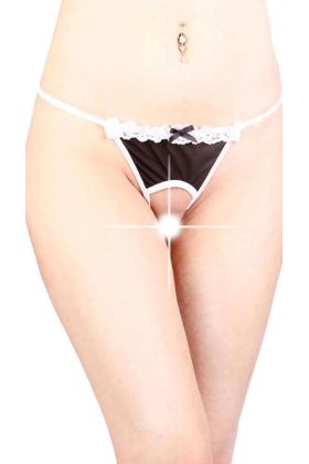 Özel Bölgesi Açık Kurdeleli Tanga