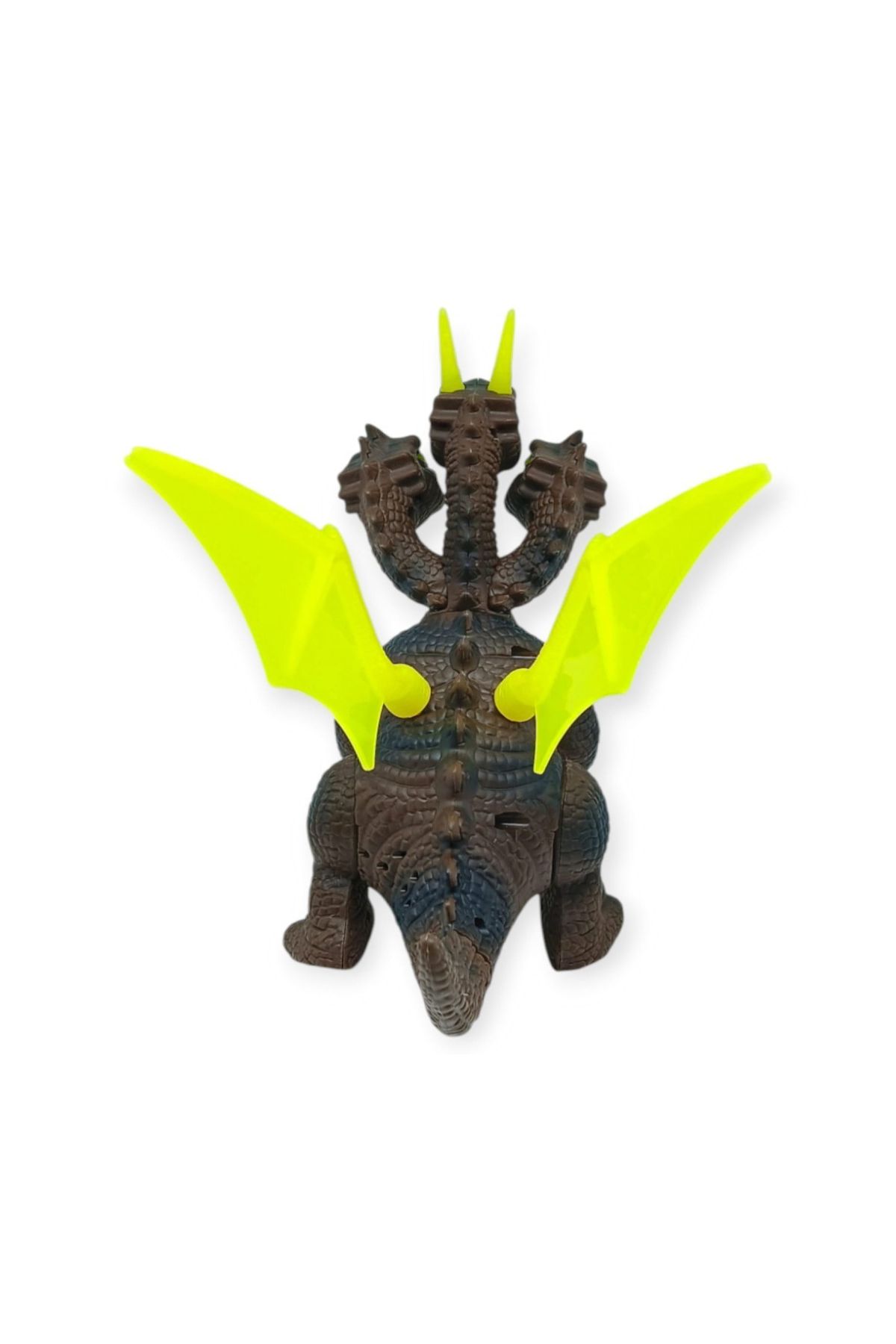 3 Başlı Mitolojik Ejderha - Pilli Yerde Gezen Sesli Figür