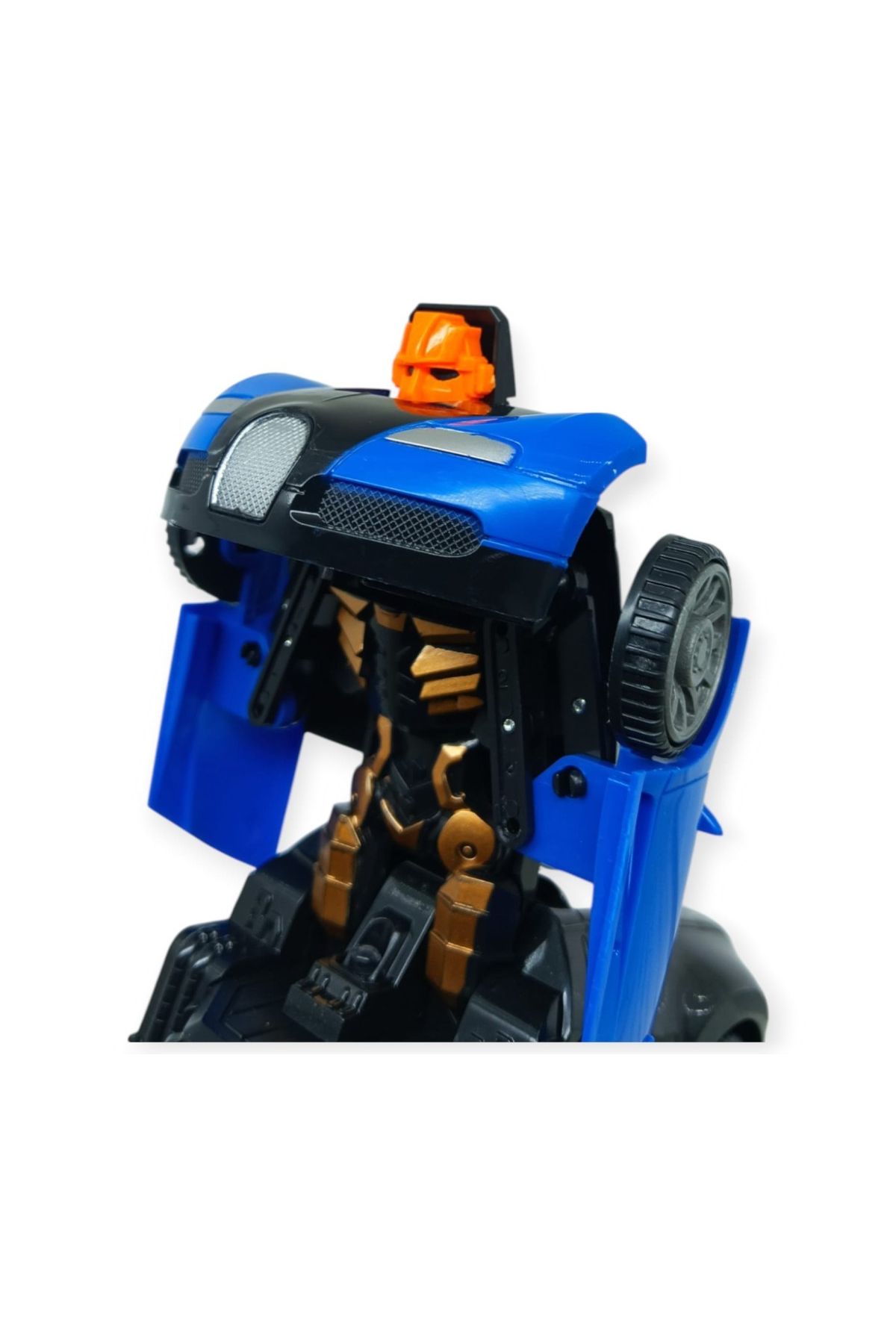 Robota Dönüşen Araba - Pilli Yerde Gezen Spor Araba