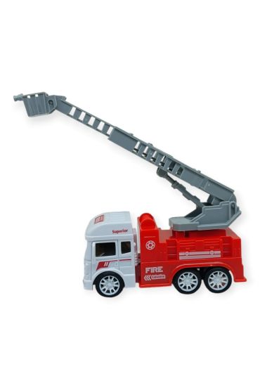 İş Makinaları Serisi - Sürtmeli İtfaiye Aracı  cm  - Merdiven