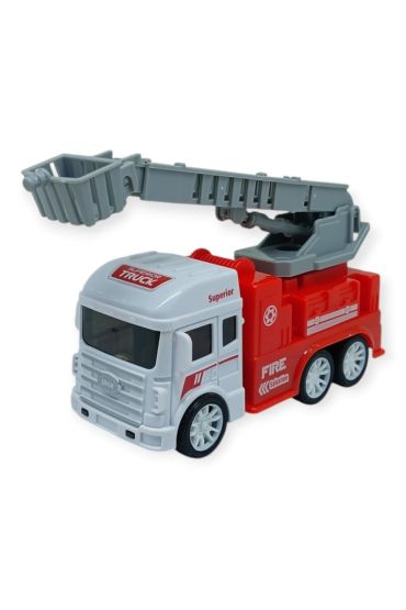 İş Makinaları Serisi - Sürtmeli İtfaiye Aracı  cm  - Merdiven