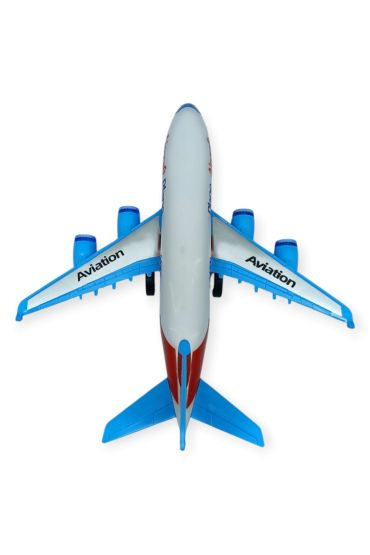 Sürtmeli Yolcu Uçağı 16 cm - Beyaz