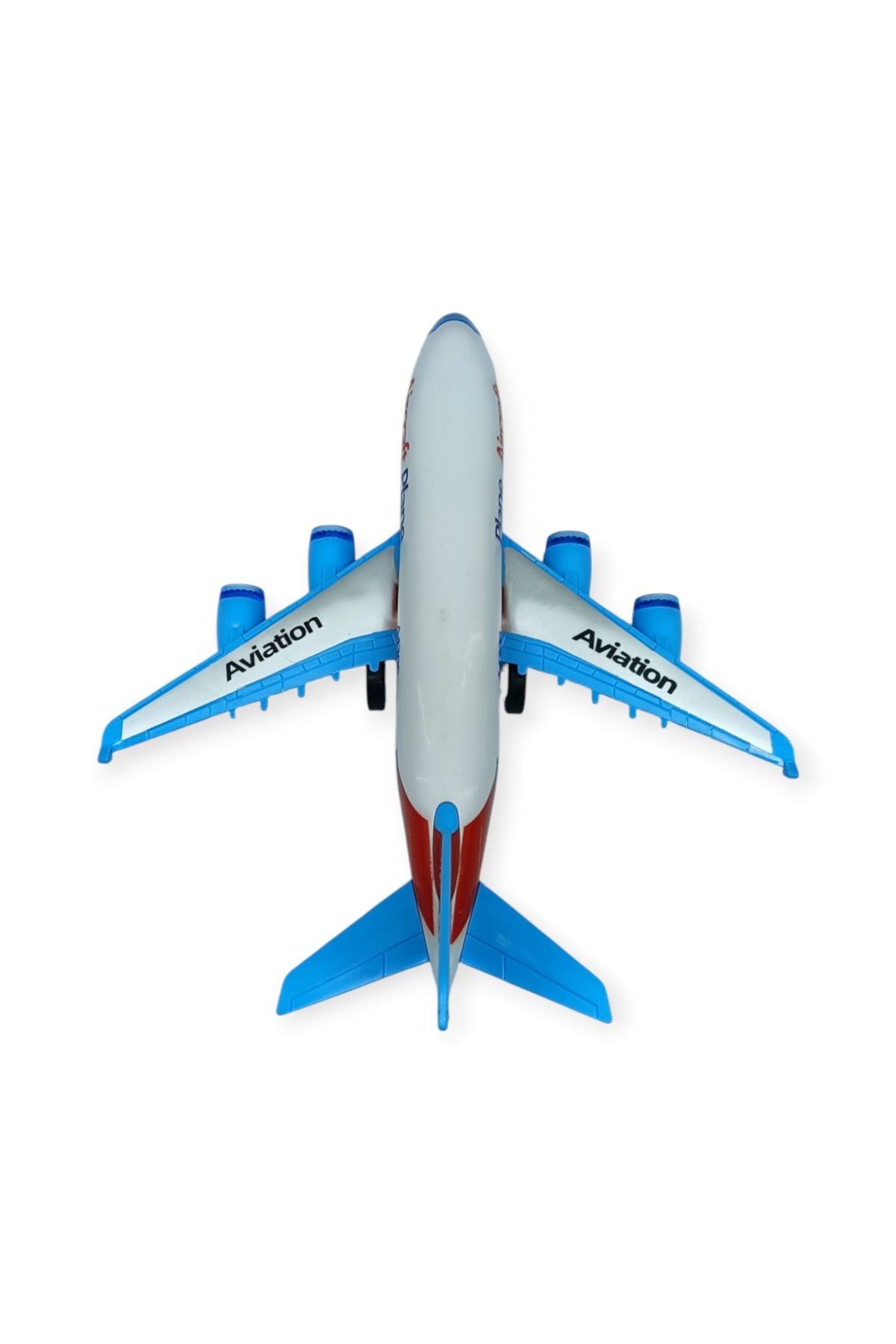 Sürtmeli Yolcu Uçağı 16 cm - Beyaz