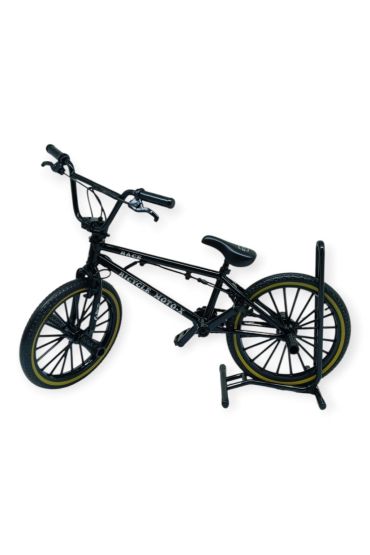 Model Araçlar -1:8 Metal BMX Bisiklet - Die -Cast 17 cm - Siyah