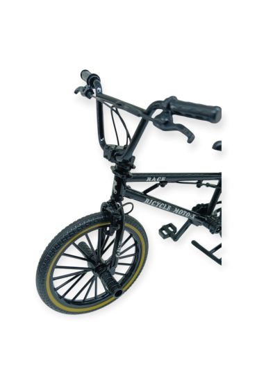 Model Araçlar -1:8 Metal BMX Bisiklet - Die -Cast 17 cm - Siyah