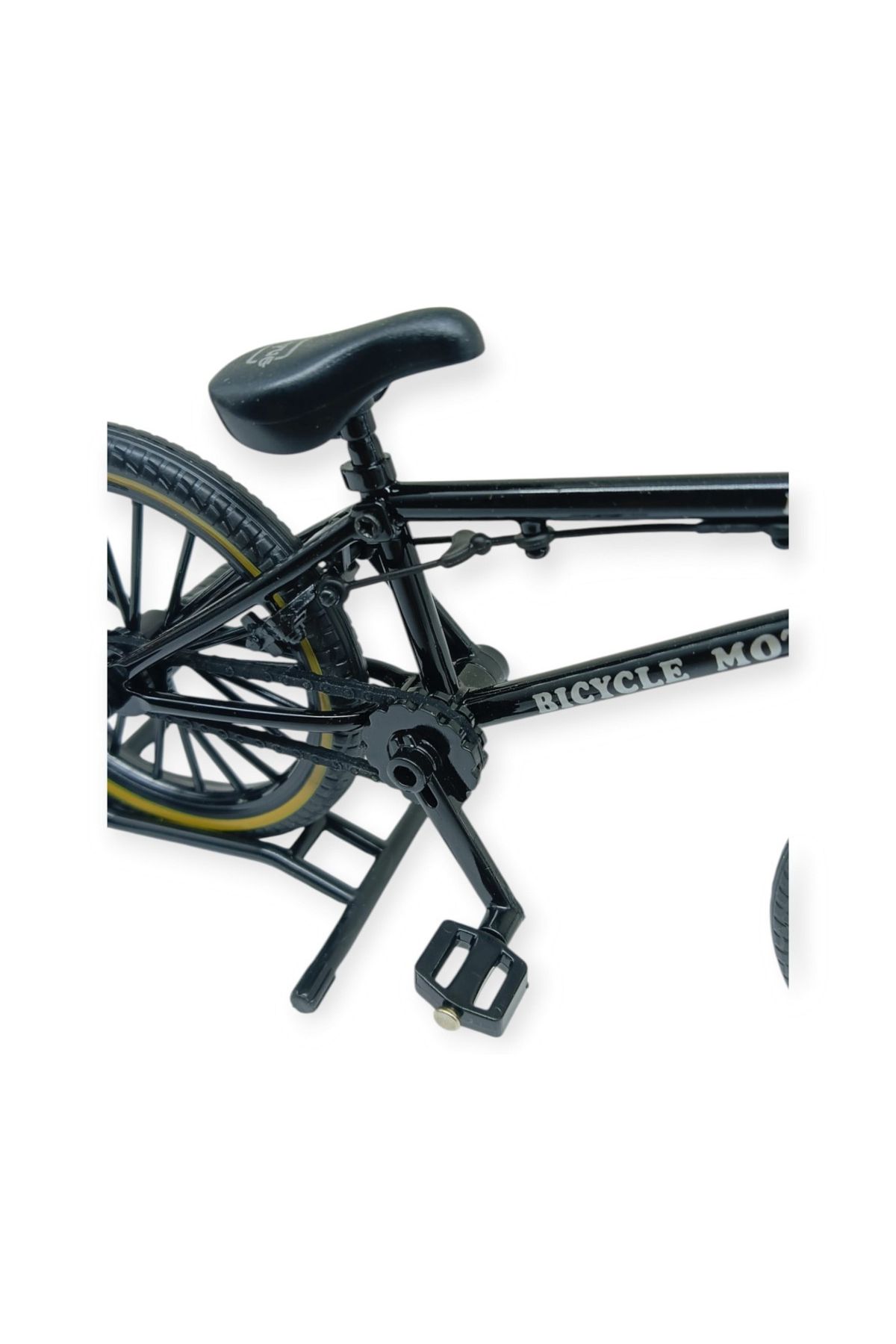 Model Araçlar -1:8 Metal BMX Bisiklet - Die -Cast 17 cm - Siyah