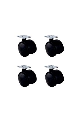 Büyük Plastik Tablalı Teker - 50MM HKS126 - 4 Adet