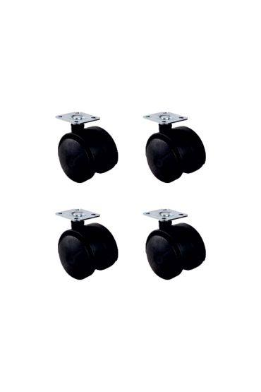 Büyük Plastik Tablalı Teker - 50MM HKS126 - 4 Adet