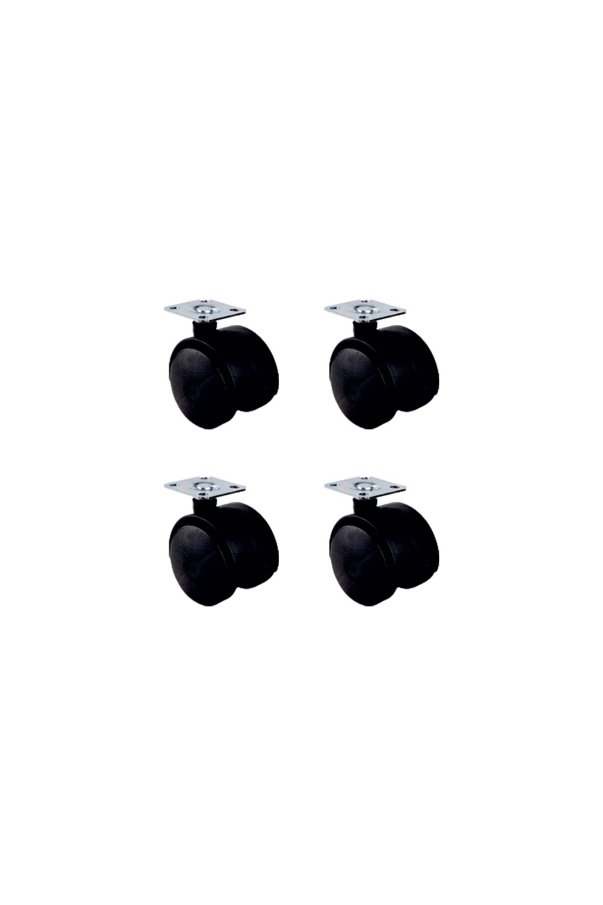 Büyük Plastik Tablalı Teker - 50MM HKS126 - 4 Adet