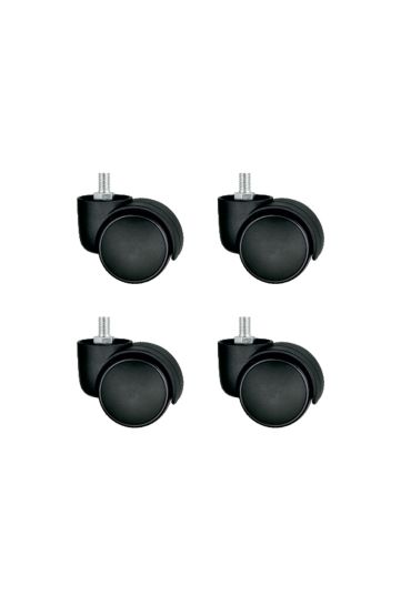 Bürosit Plastik Vidalı Teker - 50MM HKS152 - 4 Adet