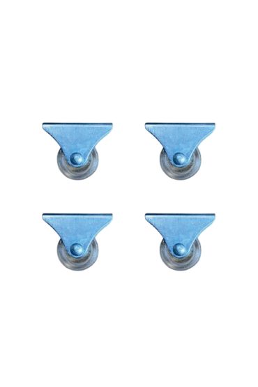 Furç Sabit Teker - 38MM - Şeffaf HKS237 - 4 Adet