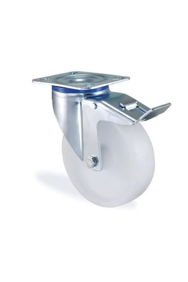 Döner Tablalı Teker (Frenli) - 100x32 - MMB HKS335 - 1 Adet