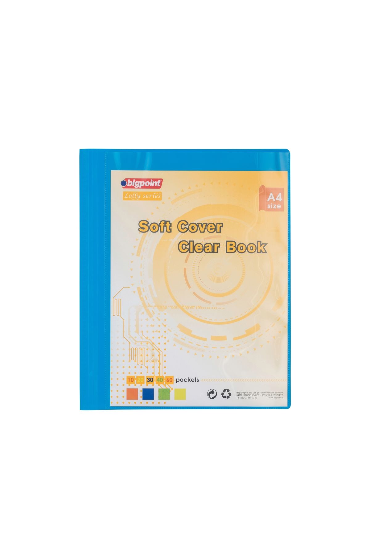 Bigpoint Lolly Serisi Soft Sunum Dosyası Cepli 40'lı Mavi