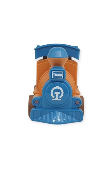 Oyuncak Tren Işıklı Sesli Bas Gitsin 14cm - MAVİ - 8068A
