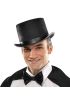 Siyah Keçe Sihirbaz Fötr Şapka 12 cm