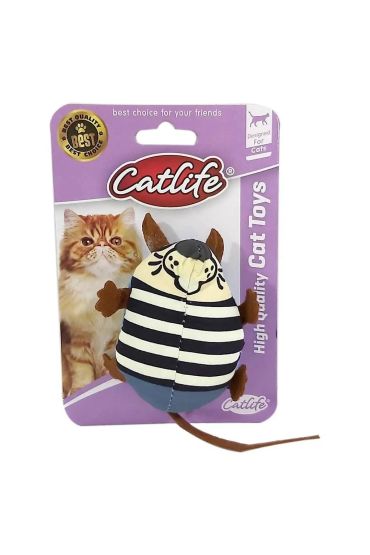 Sevimli Kumaş Fare Kedi Oyuncağı 17 cm Çeşitli Renklerde