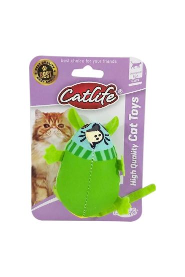 Sevimli Kumaş Fare Kedi Oyuncağı 17 cm Çeşitli Renklerde