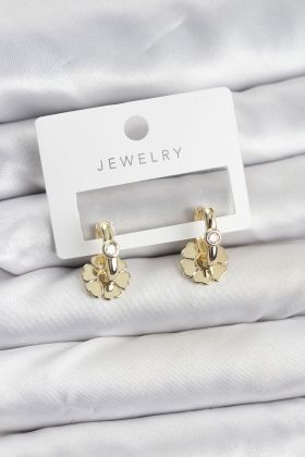 Pirinç Gold Renk Kadın Göçmen Küpe - TJ-BKP11597