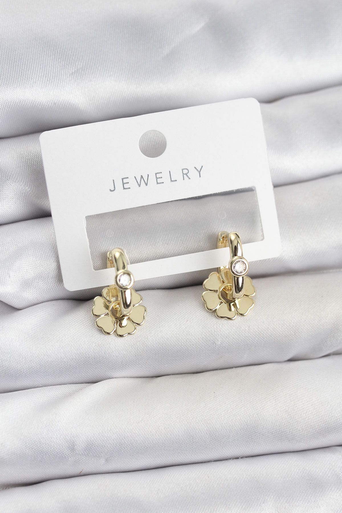 Pirinç Gold Renk Kadın Göçmen Küpe - TJ-BKP11597