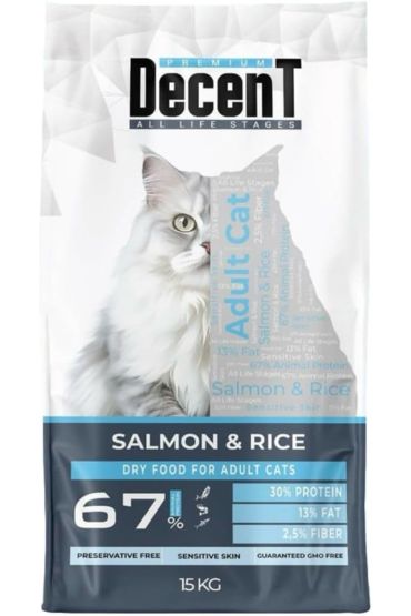 Decent Somon Balıklı Kedi sı 15 kg