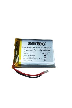 104050 3.7V 2500mAh Li-Polymer Pil (Devreli/1.5A)