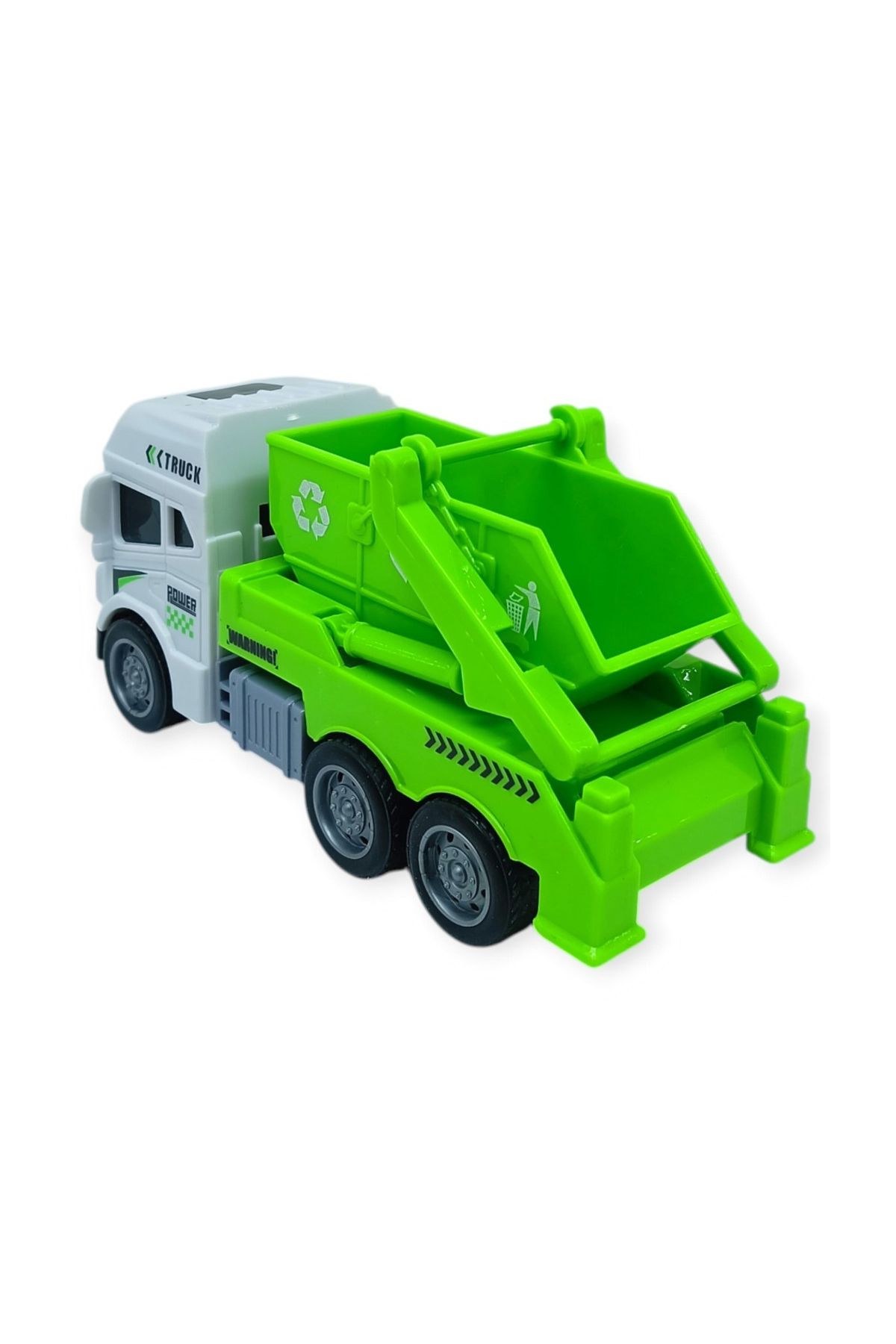 Temizlik Araçları Serisi - Sürtmeli Çöp Kamyonu  cm  - 3626