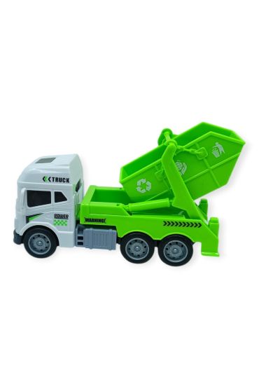Temizlik Araçları Serisi - Sürtmeli Çöp Kamyonu  cm  - 3626