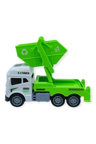 Temizlik Araçları Serisi - Sürtmeli Çöp Kamyonu  cm  - 3626