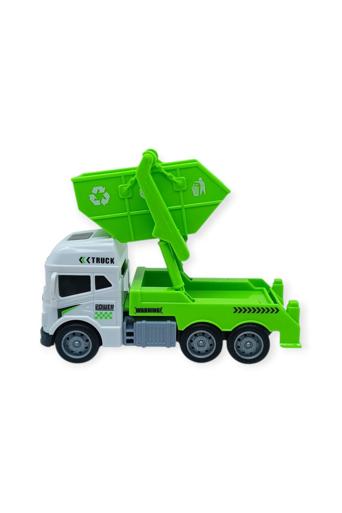 Temizlik Araçları Serisi - Sürtmeli Çöp Kamyonu  cm  - 3626