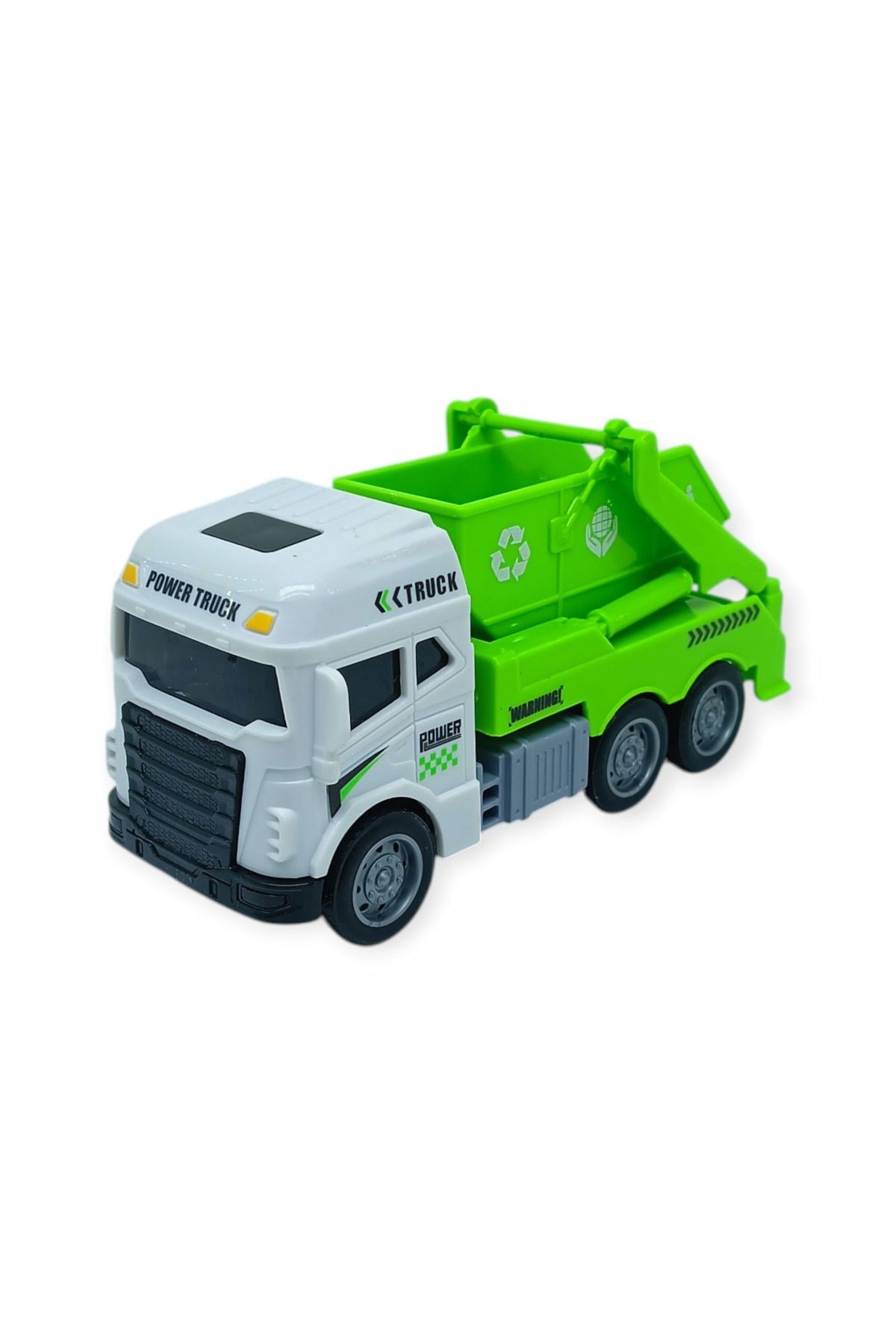 Temizlik Araçları Serisi - Sürtmeli Çöp Kamyonu  cm  - 3626