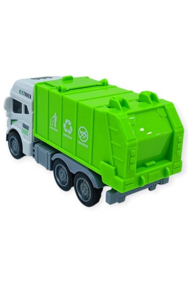 Temizlik Araçları Serisi - Sürtmeli Çöp Kamyonu  cm  - 3626