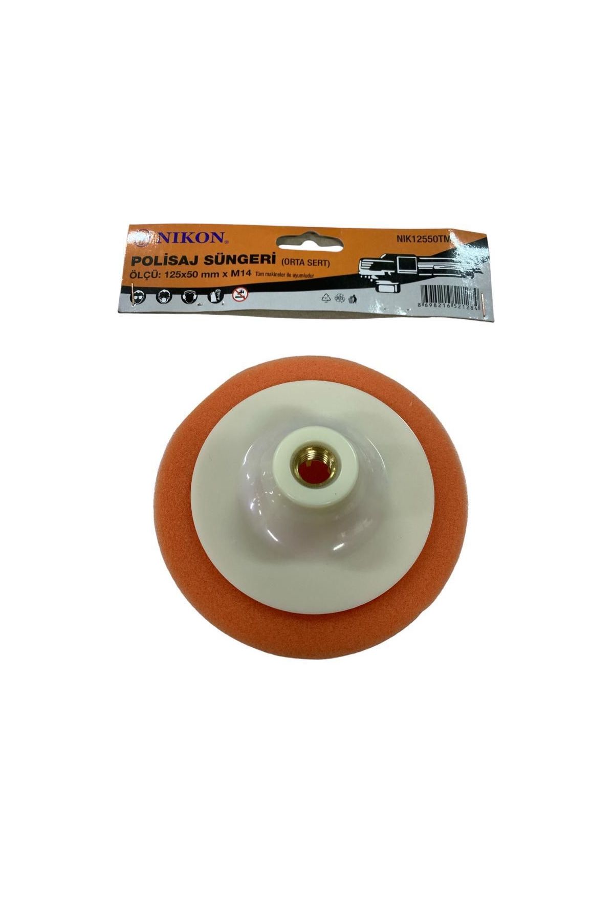 Nikon 12550TM Polisaj Süngeri 125 mm Tcu Orta Sert